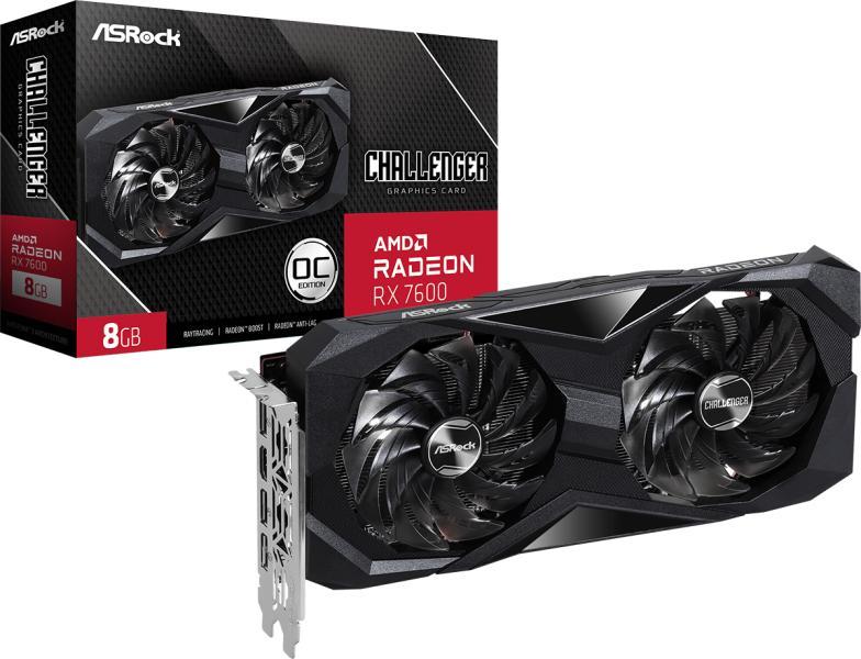 AMD Radeon RX 7600 Challenger 8GB OC (RX 7600 CL 8GO)
