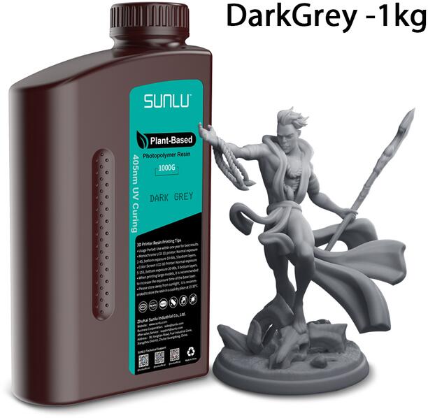Vásárlás: Sunlu Sötétszürke Sunlu UV 405nm Resin, fotopolimer műgyanta 1KG 3D  nyomtató gyanta árak összehasonlítása, Sötétszürke Sunlu UV 405 nm Resin  fotopolimer műgyanta 1 KG boltok