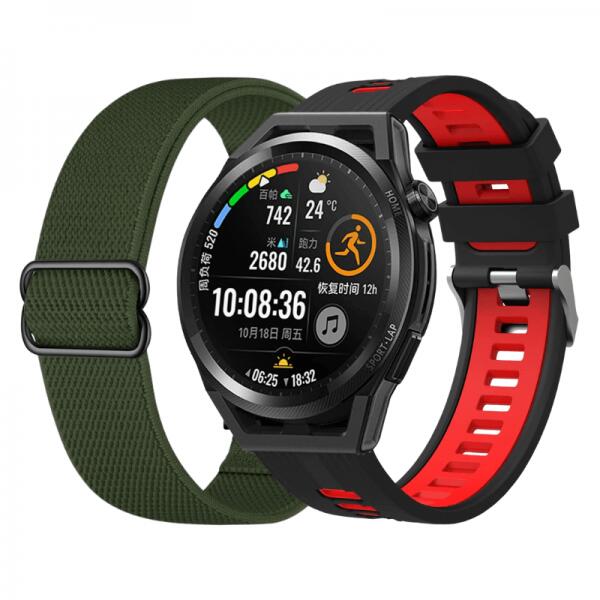 krasscom Set 2 curele pentru ceas, 22 mm, pentru Galaxy Watch 3 45mm, Gear  S3 Frontier,