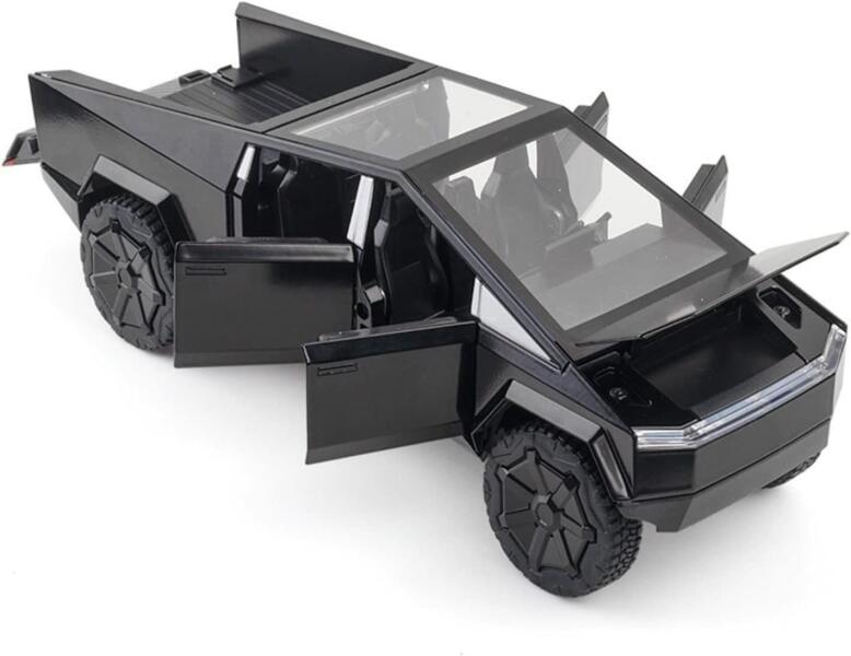XLG Tesla Cybertruck 2022 Black (replica) scala 1/28 + Atv Tesla1