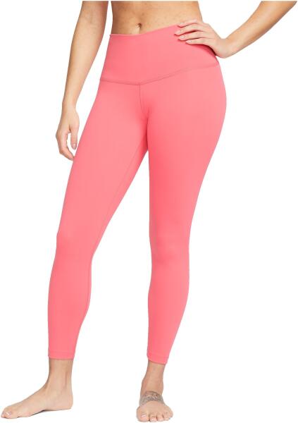 Női kompressziós magas derekú 7/8-os leggings Nike W NY DF HR YOGA 7/8 TGHT  W rózsaszín DM7023-894 - XS