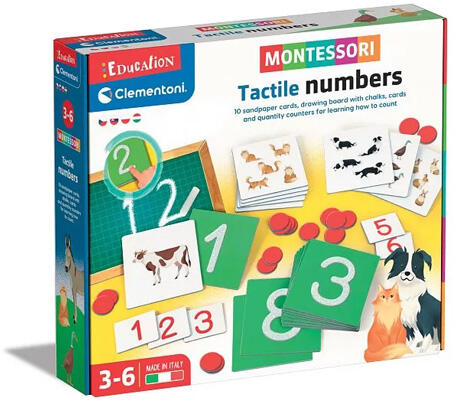Montessori - Tapintható számok fejlesztő és oktató játék (50223)
