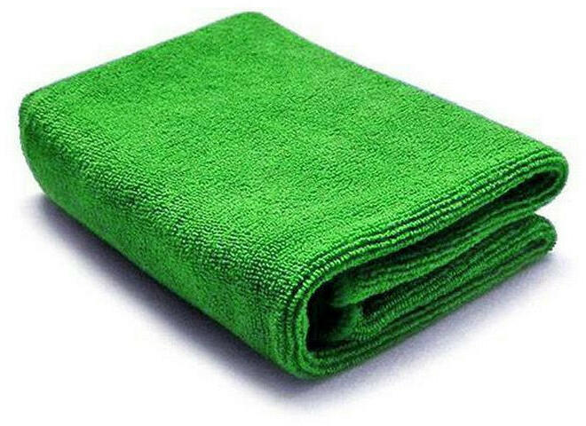 Mikroszálas törlőkendő 32x32cm 300g/m2 zöld 10 db-os
