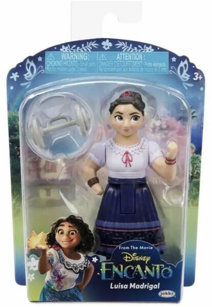 Disney Papusa mini cu accesoriu, Disney Encanto, Luisa Madrigal, 8 cm ( Papusa) - Preturi