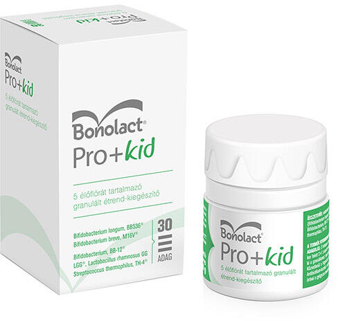 Vásárlás: Bonolact Pro+Kid5 étrend-kiegészítő granulátum 30x  Táplálékkiegészítő árak összehasonlítása, Pro Kid 5 étrend kiegészítő  granulátum 30 x boltok