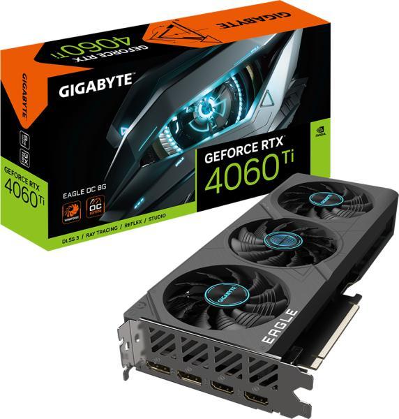 GeForce RTX 4060 Ti EAGLE OC 8GB GDDR6 (GV-N406TEAGLE OC-8GD)