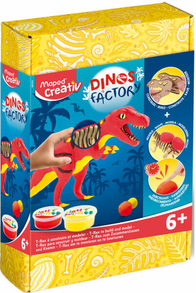 Creativ Dinos Factory dínó készítő modellező gyurma készlet (IMAC907210)