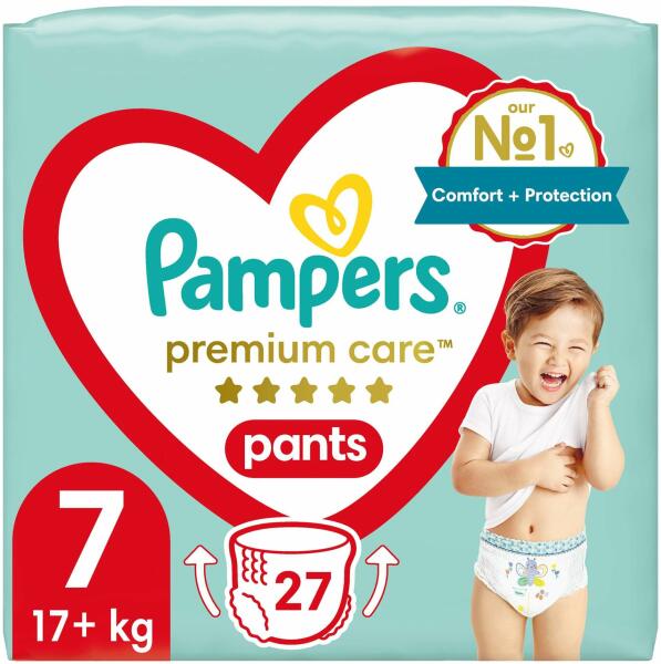 Vásárlás: Pampers Premium Care Pants 7 17+ kg 27 db Pelenka árak  összehasonlítása, Premium Care Pants 7 17 kg 27 db boltok