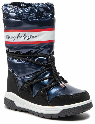 Tommy Hilfiger Cizme de zăpadă Tommy Hilfiger Snow Boot T3A6-32436-1485 M  Blue 800 (Cizma, bocanci copii) - Preturi
