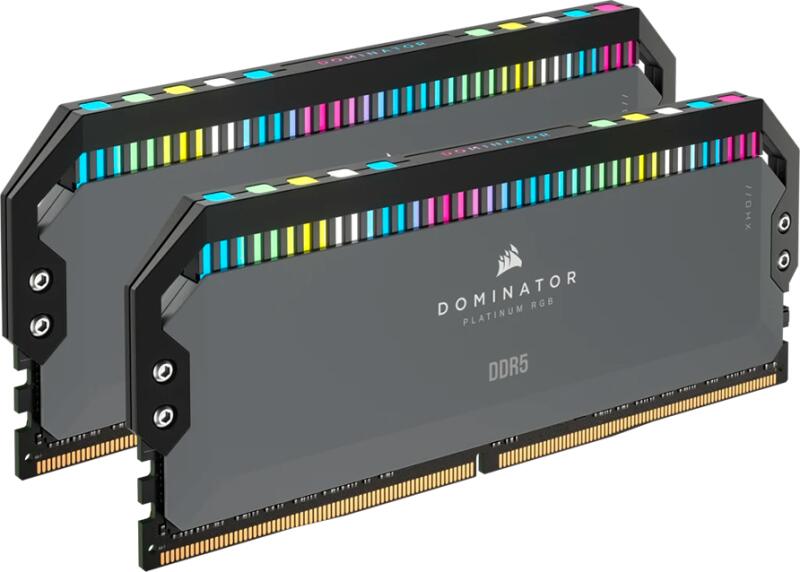 新品 CORSAIR DDR5 6000mhz 32GB DOMINATOR Corsair DOMINATOR PLATINUM RGB 32GB (2x16GB) DDR5 6000MHz