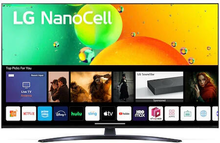 LG NanoCell 43NANO766QA TV - Árak, olcsó NanoCell 43 NANO 766 QA TV  vásárlás - TV boltok, tévé akciók