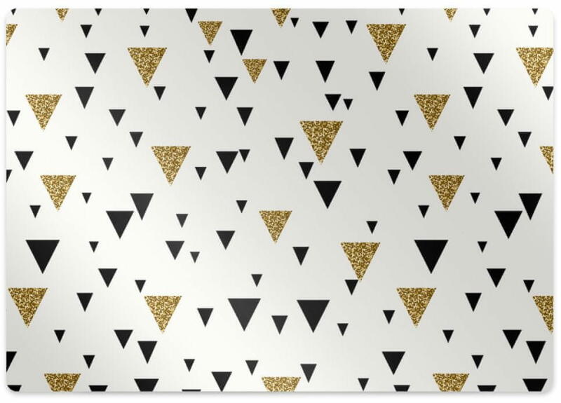 Vásárlás: Decormat Irodai szék szőnyeg Arany és fekete háromszögek fi 100  cm Szőnyeg árak összehasonlítása,  DecormatIrodaiszékszőnyegAranyésfeketeháromszögekfi100cm boltok