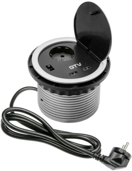 1 Plug + 2 USB 1 m (AE-BPW1S2UCH-80)