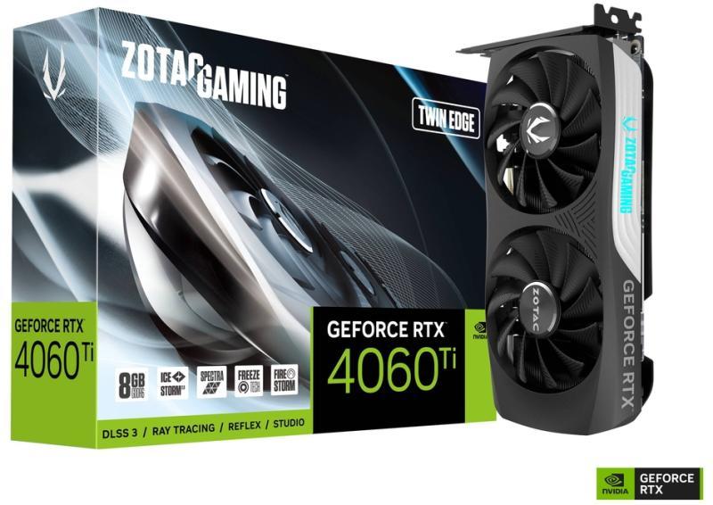 ZOTAC GeForce RTX 4060 Ti 8GB Twin Edge OC 8GB GDDR6 (ZT-D40610H