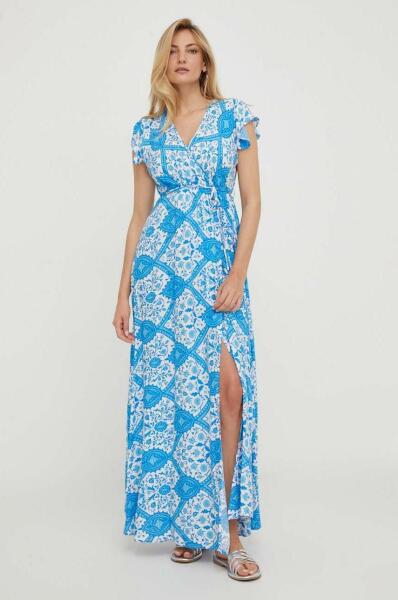 Vásárlás: ANSWEAR ruha maxi, harang alakú - kék L - answear - 16 990 Ft Női  ruha árak összehasonlítása, ruha maxi harang alakú kék L answear 16 990 Ft  boltok