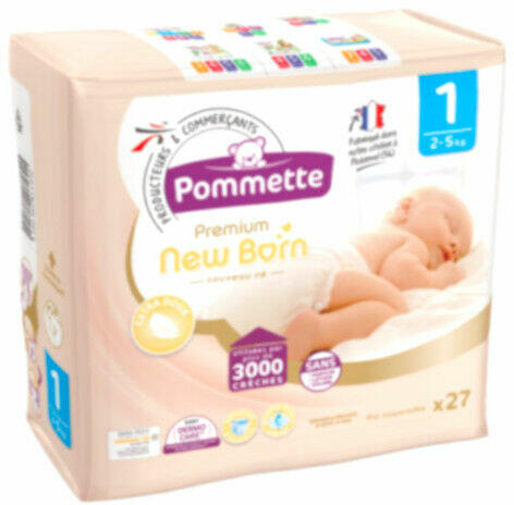Vásárlás: Pommette Premium New Born 1 2-5 kg 27 db Pelenka árak  összehasonlítása, Premium New Born 1 2 5 kg 27 db boltok