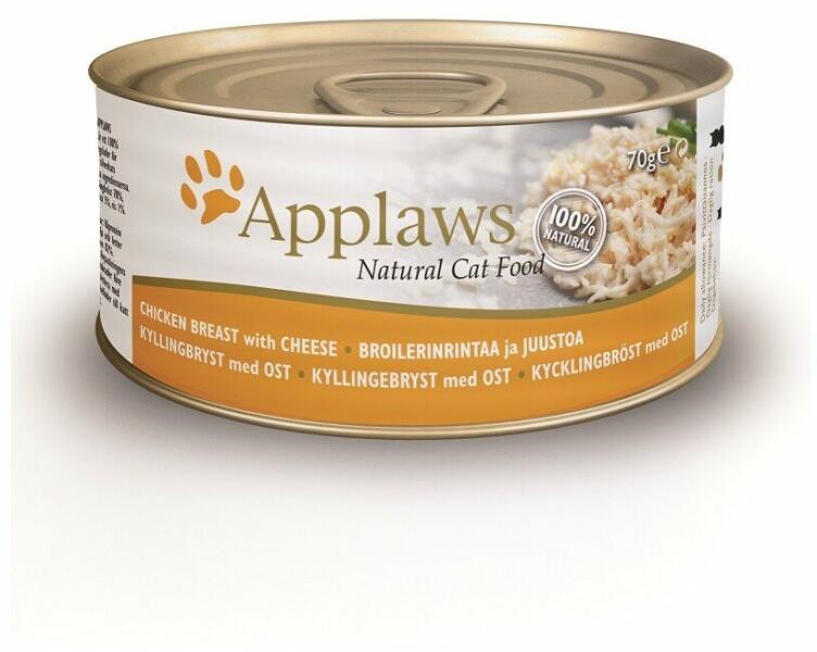 Applaws Cat Conserve hrana pisici, cu pui si branza 24x70 g (Hrana pentru  pisici) - Preturi