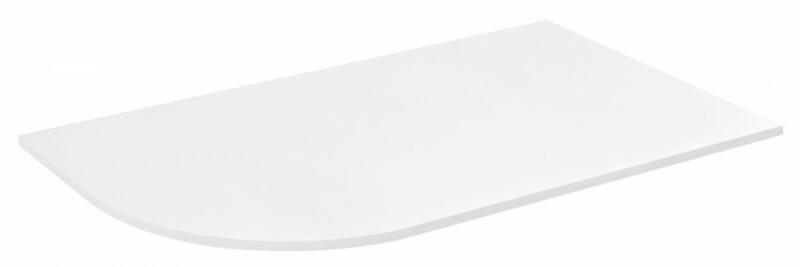 Sapho Rockstone jobbos pult 75, 7x46, 2 cm, matt fehér BM760-0101 (BM760-0101)