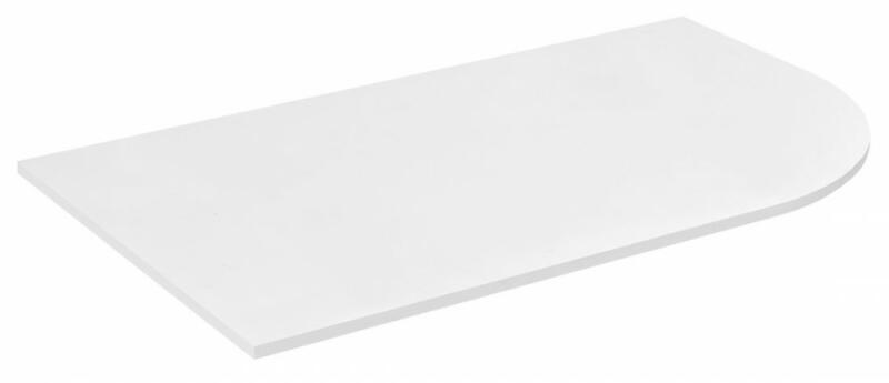 Sapho Rockstone balos pult 75, 7x46, 2 cm, matt fehér BM750-0101 (BM750-0101)