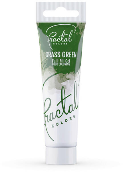 gél állagú ételszínezék - Grass Green - Fűzöld