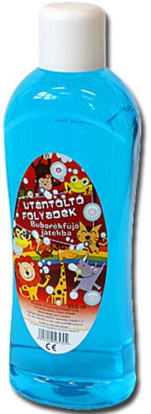 Buborékfújó utántöltő folyadék 100 0ml (565304)