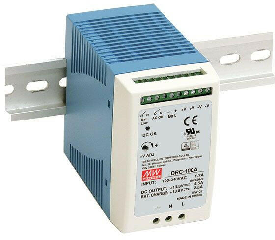 Vásárlás: MEAN WELL DRC-100B Kétkimenetes sínre pattintható tápegység és  akkumulátor töltő, Vin: 90-264VAC / 127-370VDC, Vout: 27, 6VDC/3, 5A / 27,  6VDC/1, 25A, P: 100W ( DRC-100B ) (DRC-100B) Műszaki tápegység árak