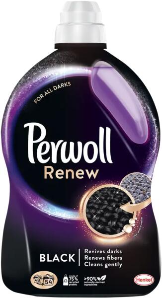 Vásárlás: Perwoll Renew Special mosógél fekete 54 mosás, 2970 ml Mosószer,  mosópor árak összehasonlítása, Renew Special mosógél fekete 54 mosás 2970  ml boltok