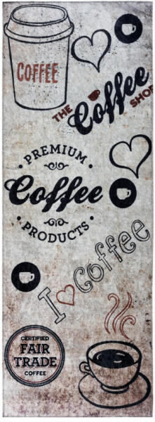 Vásárlás: Caimas 3020 konyhai szőnyeg 65x180 cm - coffee mintás Szőnyeg  árak összehasonlítása, Caimas 3020 konyhai szőnyeg 65 x 180 cm coffee mintás  boltok