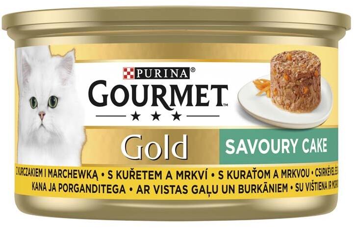 Gold Savoury Cake chicken & carrot 12x85 g