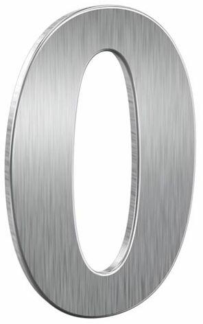 HN 150 0 nemesacél házszám (inox)