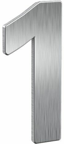 HN 150 1 nemesacél házszám (inox)