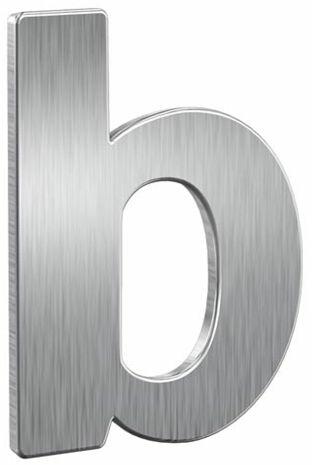 HN 150 b nemesacél házszám (inox)