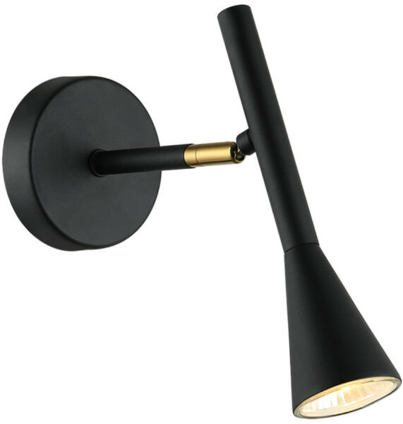 Vásárlás: Viokef Lighting Fali spot lámpa, matt fekete-arany (Melody)  (4283700) Fali- és mennyezeti lámpa, csillár árak összehasonlítása, Fali  spot lámpa matt fekete arany Melody 4283700 boltok