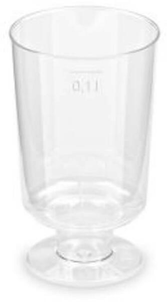 Vásárlás: Műanyag pohár 1 dl víztiszta talpas Eldobható tányér, pohár árak  összehasonlítása, Műanyagpohár1dlvíztisztatalpas boltok