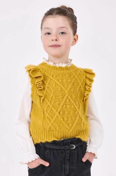 Vásárlás: MAYORAL gyerek mellény sárga, könnyű - sárga 104 Gyerek pulóver,  kardigán árak összehasonlítása, gyerek mellény sárga könnyű sárga 104 boltok