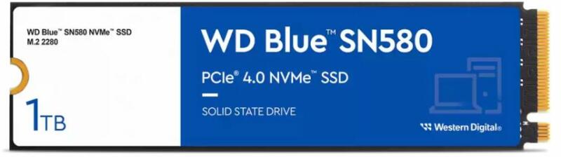 Western Digital Blue SN580 1TB M.2 (WDS100T3B0E) (Solid State