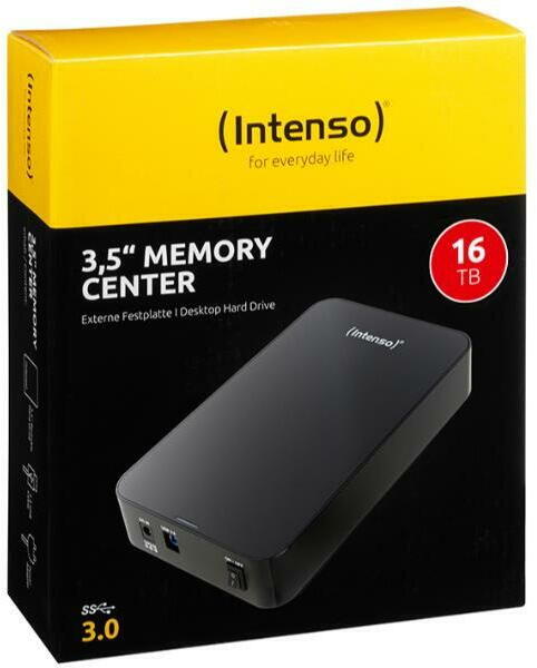 Vásárlás: Intenso Memory Center 3.5 16TB USB 3.2 (6031520) Külső merevlemez  árak összehasonlítása, Memory Center 3 5 16 TB USB 3 2 6031520 boltok