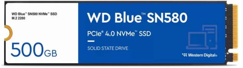 内蔵型SSD WD Blue SN580 2TB PCIe 4.0 NVMe SSD ウエスタンデジタル 2TB NVMe SSD PCIe Gen4超速