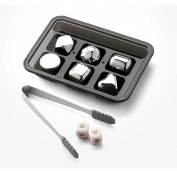Circle Joy Stainless Steel Ice Cubes