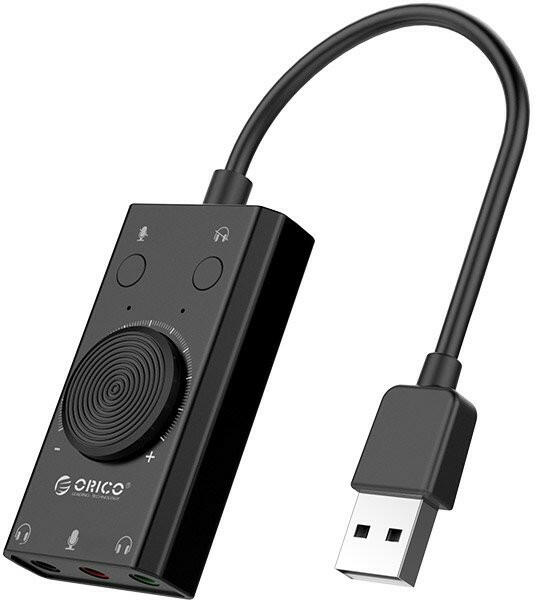 ORICO USB 2.0 külső hangkártya, 10cm hangkártya vásárlás, olcsó ORICO USB  2.0 külső hangkártya, 10cm árak, sound card akciók