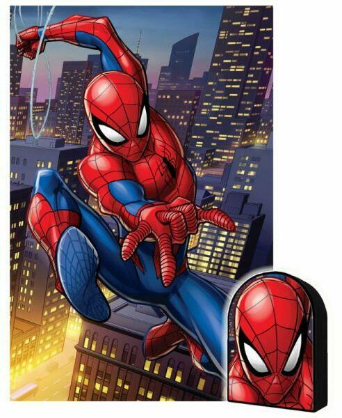 Pókember 3D hatású puzzle fém dobozban 300 db-os (35586)