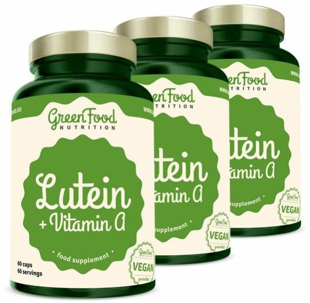 Vásárlás GreenFood Nutrition Lutein + Vitamin A kapszula 3x60db