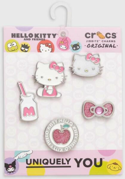 Vásárlás: Crocs papucs dísz x Hello Kitty 5 db fehér - fehér Univerzális  méret Gyerek papucs árak összehasonlítása, papucs dísz x Hello Kitty 5 db  fehér fehér Univerzális méret boltok
