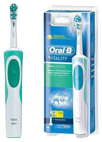 Oral-B Vitality Dual Clean Електрически четки за зъби Цени, оферти и  мнения, списък с магазини, евтино Oral-B Vitality Dual Clean