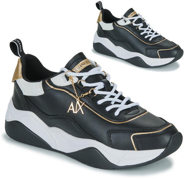 Armani Exchange Pantofi sport Casual Femei XV580-XDX104 Armani Exchange  Negru 37 (Încălţăminte sport) - Preturi