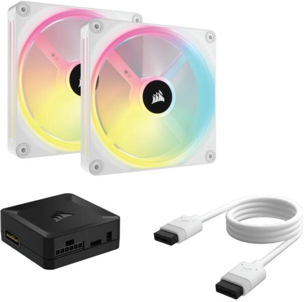 Corsair iCUE LINK QX140 RGB 140mm White Double Pack (CO-9051008-WW
