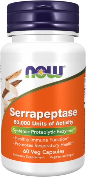 Vásárlás: NOW Serrapeptase kapszula 60db Táplálékkiegészítő árak  összehasonlítása, Serrapeptase kapszula 60 db boltok