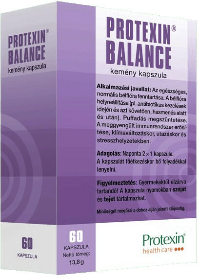 Vásárlás: Protexin Balance (60 db kapszula) (VK-PROT-B-60-K)  Táplálékkiegészítő árak összehasonlítása, Balance 60 db kapszula VK PROT B  60 K boltok