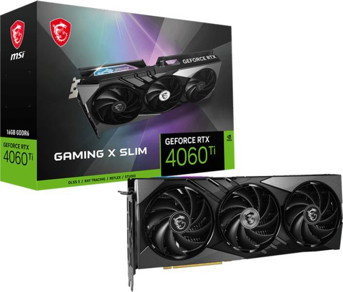 MSI GeForce RTX 4060 Ti GAMING X SLIM 8GB GDDR6X 128bit (V515-059R