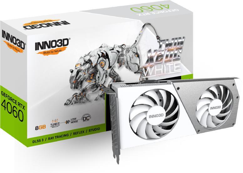 GeForce RTX 4060 TWIN X2 OC WHITE 8GB GDDR6 (N40602-08D6X-173051W)